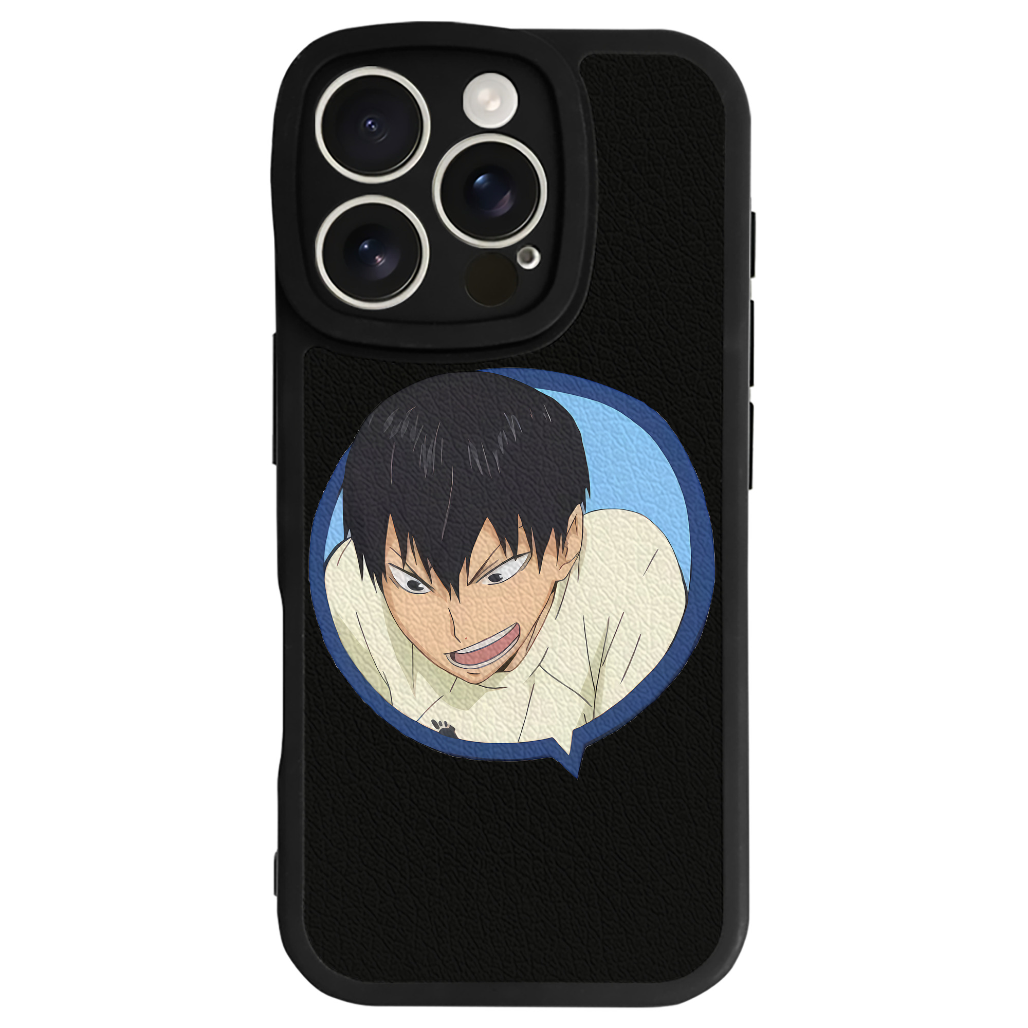 （画像用） ハイキュー!! Haikyu!! 【iPhone 16シリーズ対応】シリコンスマホケース（レザー調） 材質：シリコン